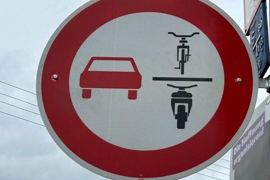 ADFC Verkehrsschild Verkehrsschild